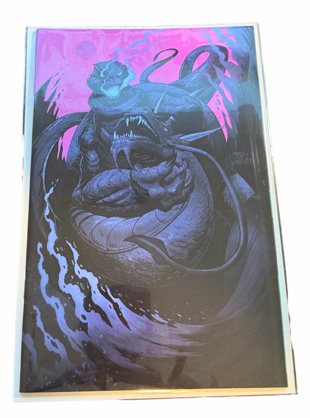 Godzilla Rivals Vs Manda Ryan Smallman Variant Virgin IDW Comic